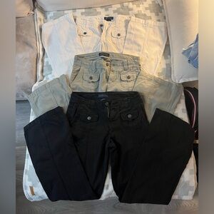 Aeropostale Colored LOW RISE Flare Jeans!! All size 2’s!!